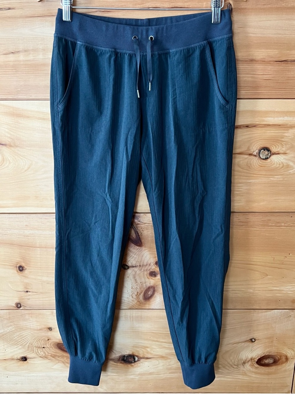 ATHLETA Dark Navy City Joggers w/Drawstring Waist Athleisure Gorpcore Sporty